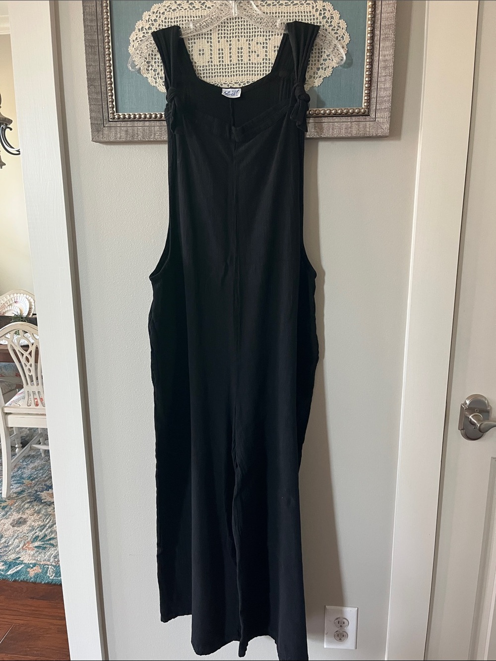 Oh My Gauze! Black Wide-Leg Jumpsuit